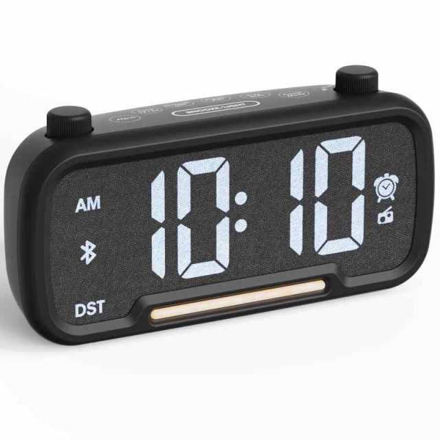 Digital Alarm Clock Radio with Bluetooth V5.0 Speaker, FM Clock