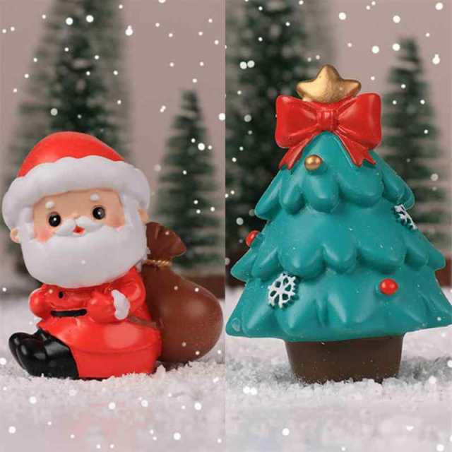 クリスマスオーナメント クリスマスツリー 置物 可愛い ミニオブジェ