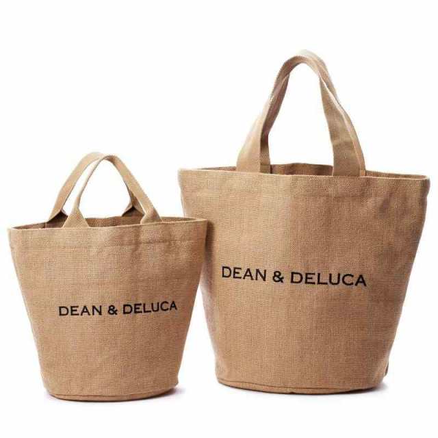 DEAN&DELUCA マーケットトートバッグS、ショピングバッグナチュラル2点