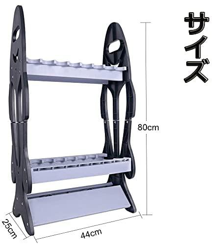 ロッドスタンド 釣り竿 ロッドホルダー プラスチック製 組立式 16