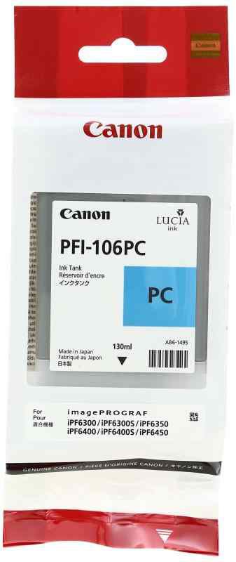 Canon 純正インクタンク フォトシアン PFI-106PC 6625B001の通販はau