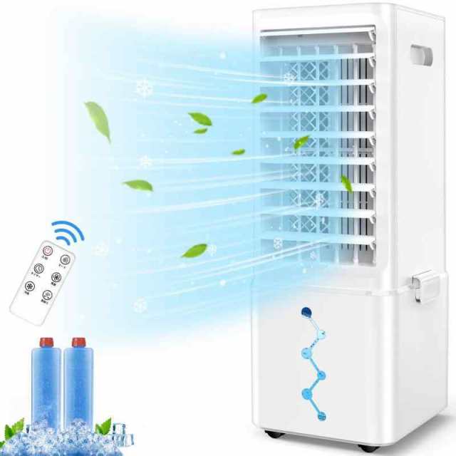KAPOL 冷風機 強力 冷風扇【2024夏・10L大容量】着脱式水タンク 首振り 上下風 冷風扇風機 LEDパネル 3段階風量 リモコン/タッチ れいふの通販は 12,538円