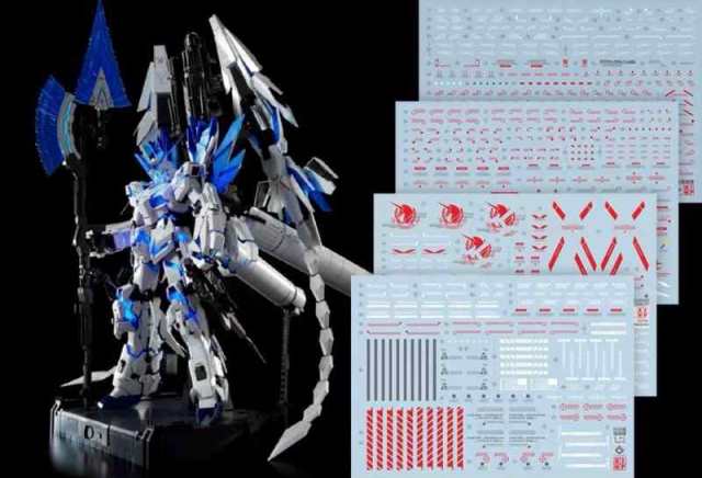 HG RG MG PG RE HiRM ロボット MS ディテールアップ用水転写式コーションデカール (PG 1/60 ユニコーンガンダム  ペルフェクティビリティ&｜au PAY マーケット