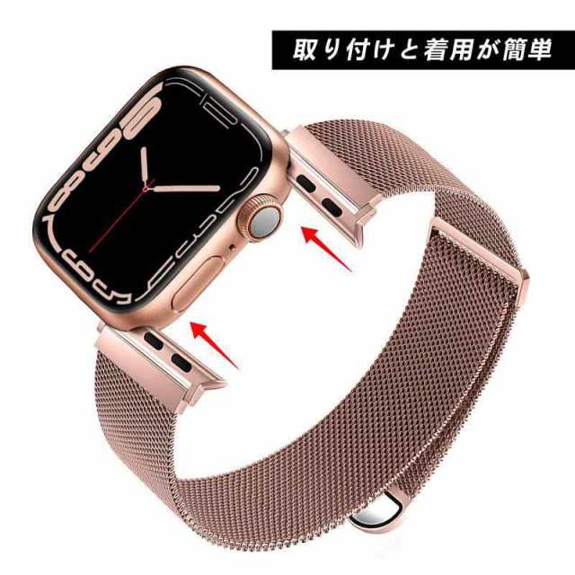 CAERMA コンパチブル Apple Watch バンド 38mm 40mm 41mm 42mm 44mm