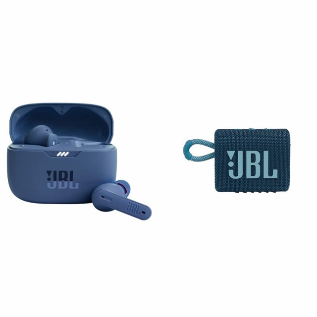 早割クーポン JBL Tune 230NC TWS True Wireless in-Ear Noise Cancelling Headphones  Blue Go Portable Speaker with Bluetooth Builtin B スマホ・タブレット・モバイル通信 