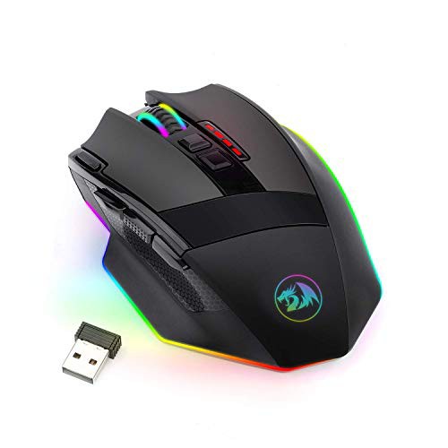 超激安ショップ Redragon M801 Gaming Mouse LED RGB Backlit MMO 9