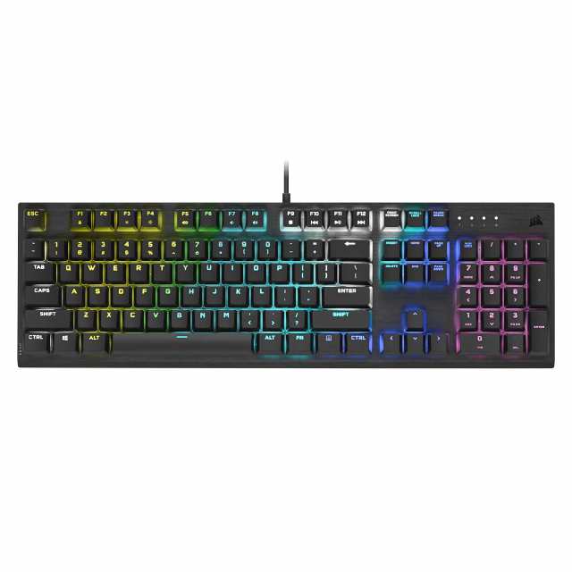 Corsair Wired K60 RGB Pro Mechanical Gaming Keyboard - CHERRY Mechanical Keyswitches - Durable AluminumFrame - Customizable Pのサムネイル