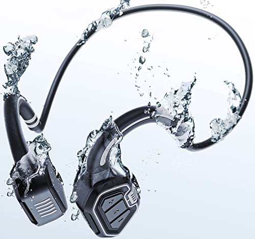 Spobri Bone Conduction Headphones Swimming Headphones Built-in 16GB Memory MP3 Running Headphones Waterproof Wireless Openのサムネイル