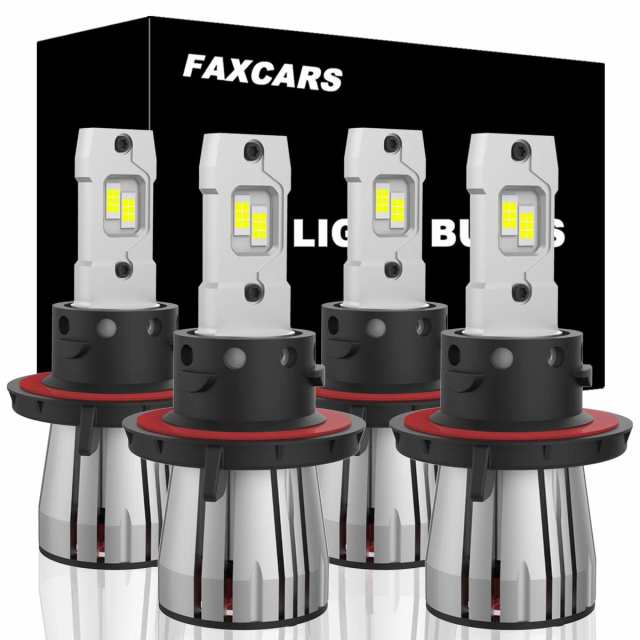 FAXCARS H13 LED Headlight Bulbs for Ford F250 F350 Super Duty 2005-2020 2021 2022 2023 High and Loe Beam Combo 6500K Cool Whiのサムネイル