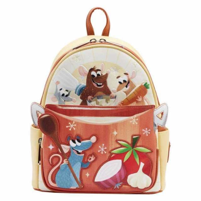 送料無料Loungefly Disney Pixar Ratatouille Cooking Pot Mini Backpack Standard並行輸入品のサムネイル