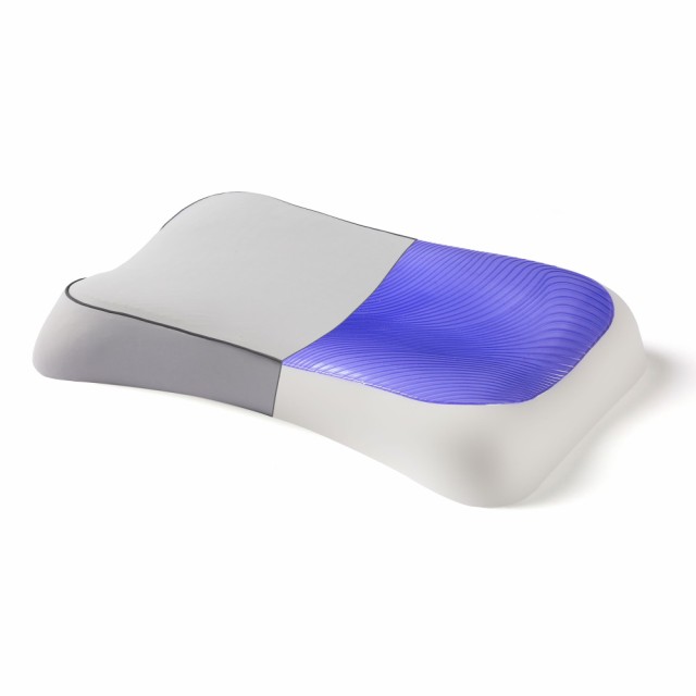 送料無料4R 冷却ジェル 人間工学ソフト枕 - メモリーフォームベッド枕 標準サイズ 頸椎枕 -のサムネイル