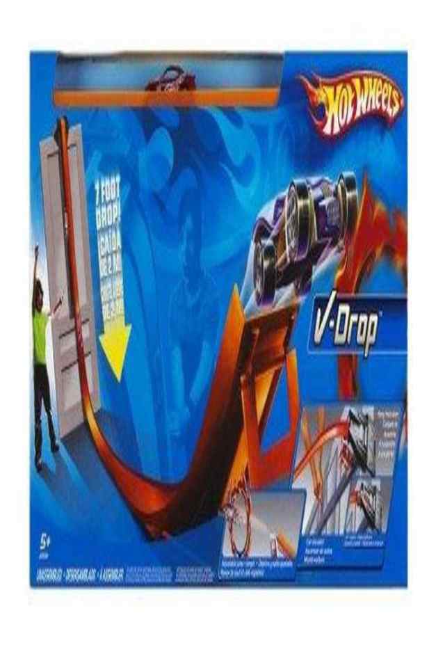マテル Hot Wheels V-Drop Super Velocity Track Set 送料無料の通販は