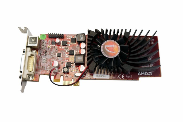 VisionTek Radeon 4350 SFF DMS59 512MB DDR2 PCIe x1 Graphics Card - 900308 送料無料の通販は 18,750円