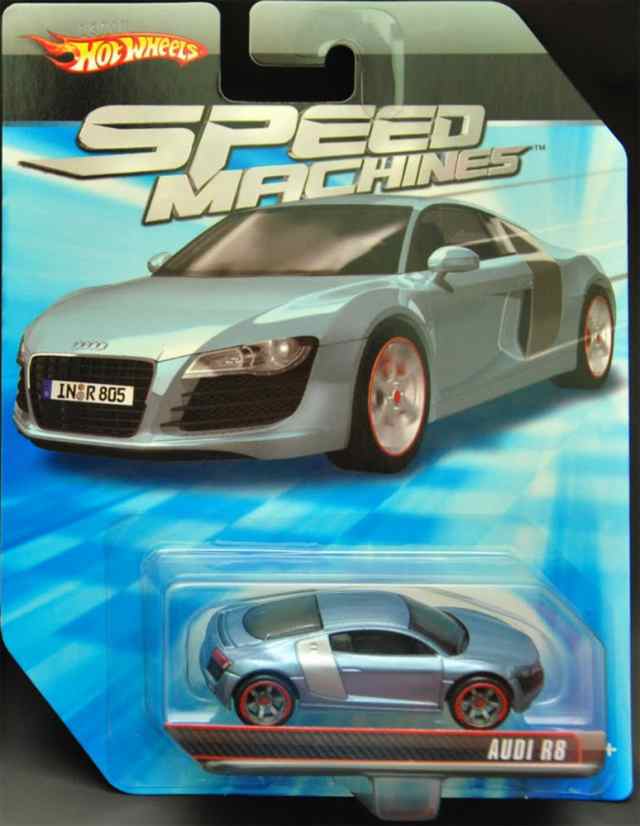 マテル Hot Wheels Speed Machines Audi R8 LIGHT BLUE 164 Scale 送料無料の通販は