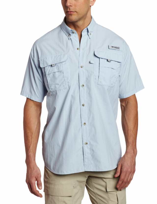 コロンビア Columbia Mens Bahama II UPF 30 Short Sleeve PFG Fishing