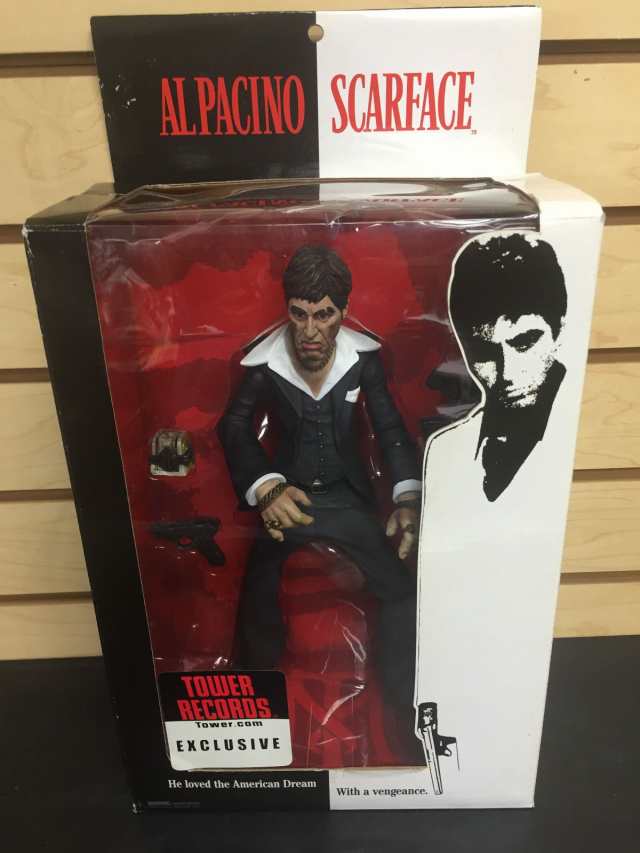 かわいい新作 SCARFACE Al Pacino TOWER RECORDS EXCLUSIVE Tony Montana MEZCO 10  Action Figure おもちゃ・趣味