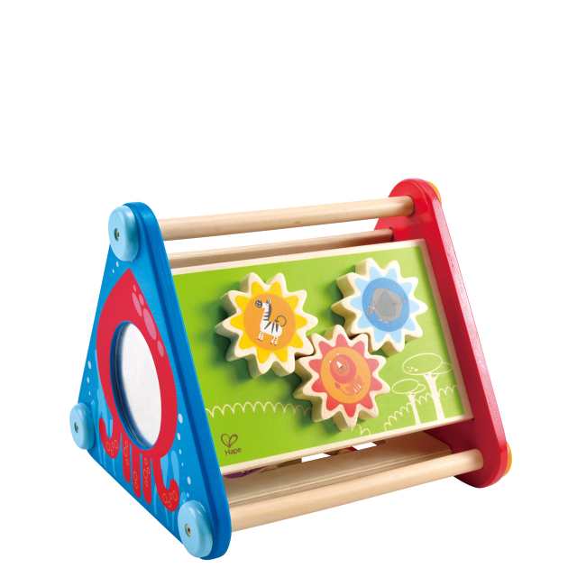 Hape Wooden Take-Along Activity Box Kids Early Educational Activity Center for Toddlers Ages 10M and Up 送料無料の通販は
