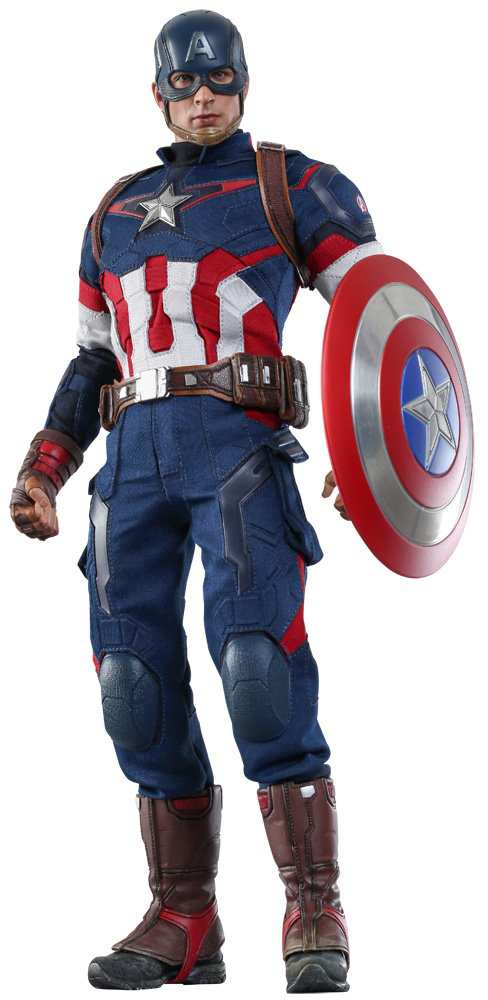 ホットトイズ Hot Toys Marvel Avengers Age of Ultron- Captain America 16th Scale Collectible Figure MMS 281 送料無