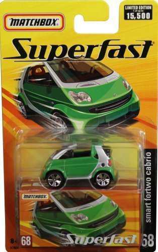 2005 Matchbox Superfast Smart Fortwo Cabrio GreenSilver 68 by Matchbox 送料無料の通販は