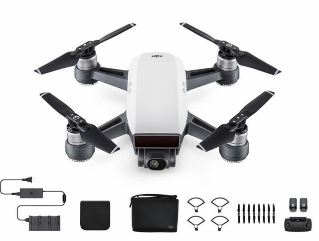 正規品/新 DJI Spark Fly More Combo Alpine White Amazon.com: Spark