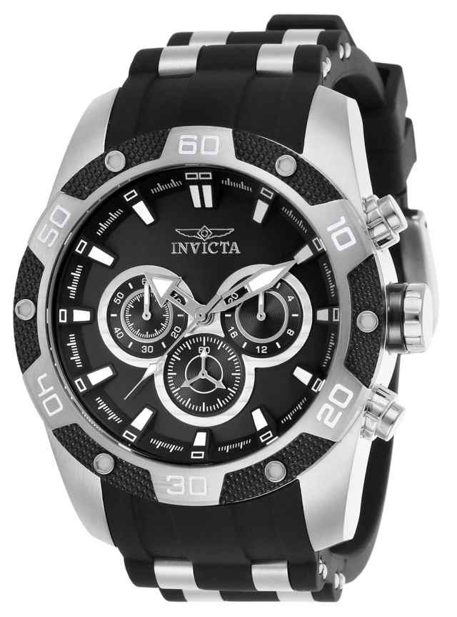 インビクタ Invicta Mens 25832 Speedway Quartz Chronograph Black