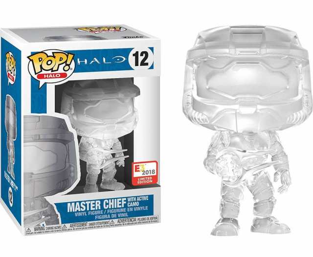 ファンコ Funko Pop Games Halo - Master Chief with Active Camo E3 2018 Limited Edition Exclusive 送料無料