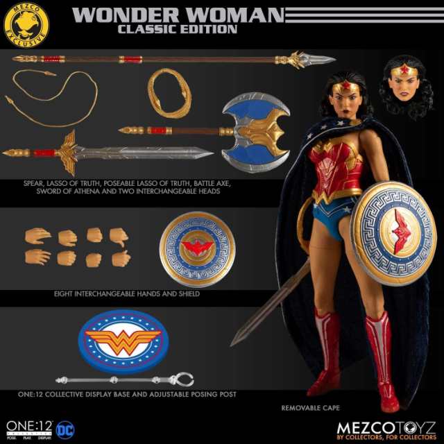 官製 Mezco Toys One12コレクティブ DC ワンダーウーマン クラシック