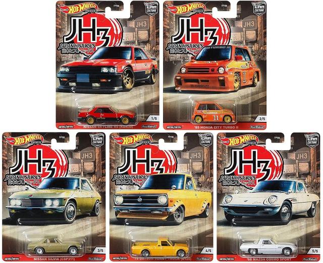 マテル Hot Wheels Premium 2020 Car Culture Japan Historics 3 - Set of 5 送料無料の通販は