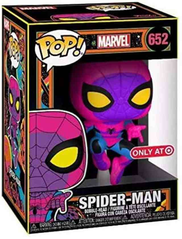 FUNKO POP! スパイダーマン マイルス ブラックライト 4pack