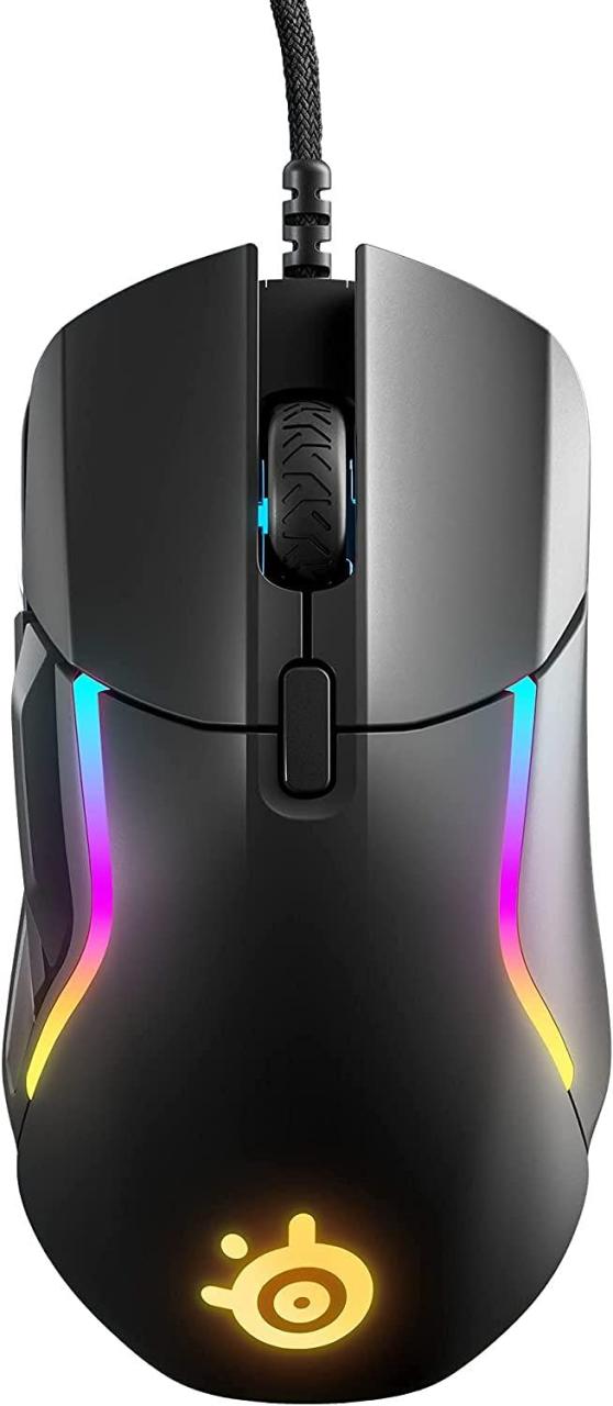 SteelSeries Rival 5 Gaming Mouse 9 Programming Buttons Lightweight 3.0 oz 85 g IP54 Dustproof and Waterproof Switch の通販は