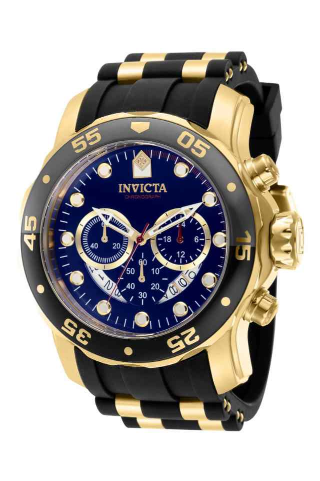 インビクタ Invicta Pro Diver Scuba Mens Watch - 48mm. Gold. Black ...