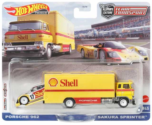 マテル Hot Wheels Porsche 962 Sakura Sprinter Team Transport 送料無料の通販は