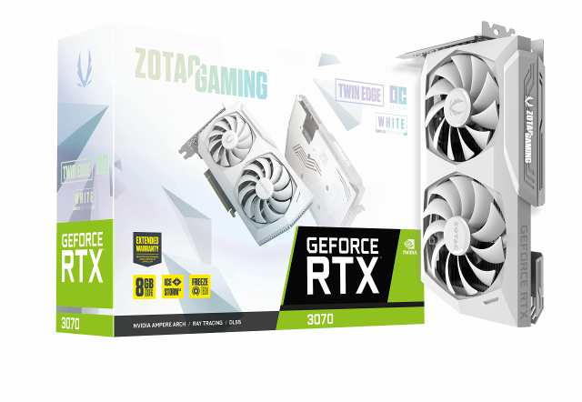 ゾタック ZOTAC GAMING GeForce RTX 3070 Twin Edge OC ホワイト