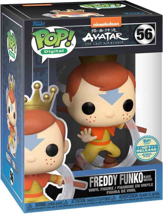 ファンコ Funko POP Digital Freddy as Aang NFT Release Exclusive Physical Pop 送料無料の通販は