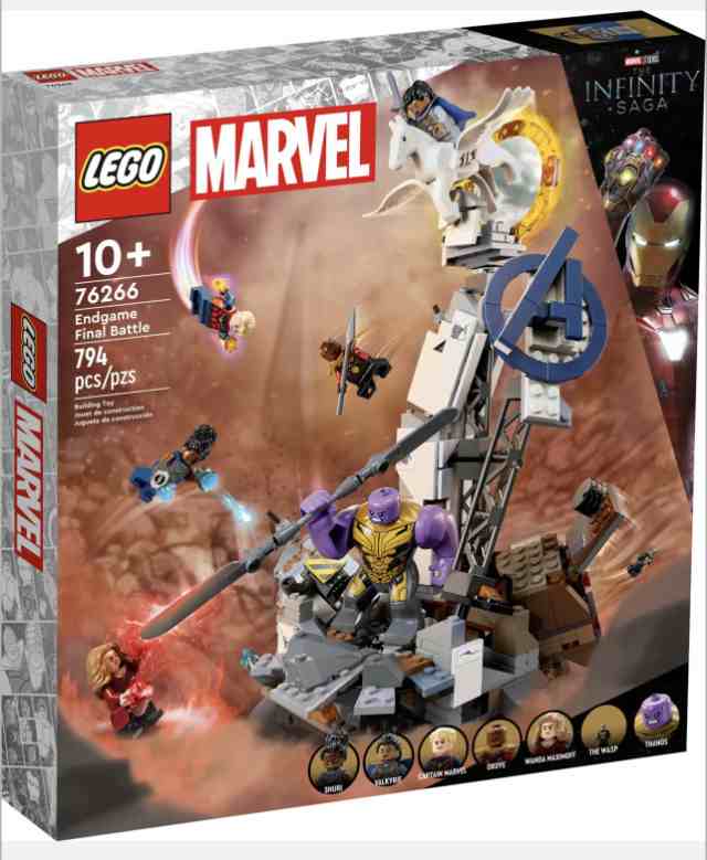 レゴ XALEZ Lego Marvel Endgame Final Battle Collectible Display Set 76266 TM  Gift Box 送料無料｜au PAY マーケット