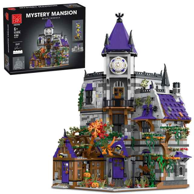 MISINI M6210 Mystery Mansion Building Set 4190 PCS Large Modular Design Medieval Castle Series City Street View Toy Constru