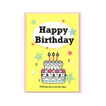 クリエイトジー グリーティングカード 誕生日カード Happy Birthday ケーキ Cgc1361 6セット B03の通販はau Pay マーケット パンダファミリー