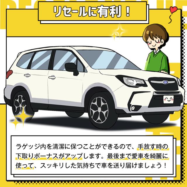 フォレスター SJ5型 SJG型 ラゲッジマット トランクマット フロアマット 撥水 日本製 アウトドア キャンプ 車中泊 車用品 Lot No.05 どろんこマット ペット ラゲージマット カバー 汚れ防止_10