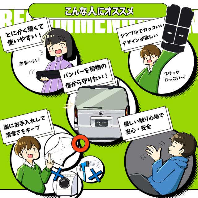 新型 N-BOX JF5 型 JF6 型 ラゲッジマット トランクマット フロアマット 撥水 日本製 アウトドア キャンプ 車中泊 Lot No.01 車用品 どろんこマット ペット ラゲージマット カバー 汚れ防止_12