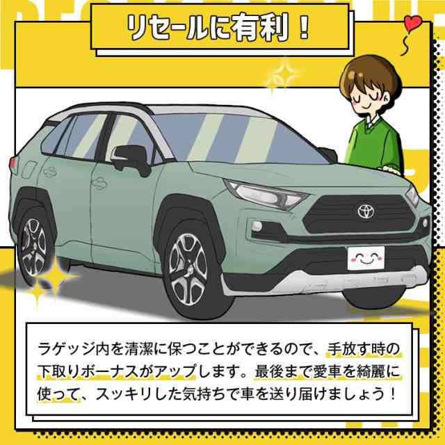 人気SALE最新作新型 RAV4 50系 フロアマット + ラゲッジマット 防水 水洗い可 ガソリン車 ハイブリッド車 3D 立体 TPE 釣り キャンプ アウト トヨタ用