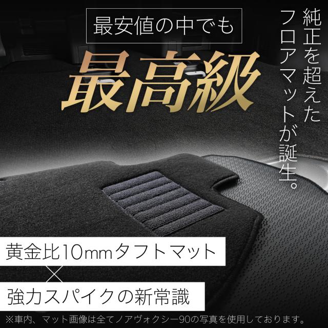 【純正品質】 新型 サンバー バン S700B 型 S710B 型 フロアマット タフトマット 車 フロア マット ラグマット 運転席 助手席 後部座席 全席 VB VBクリーン トランスポーター VC VCターボ ブラック 高級 厚地 汚れ 日本製 内装 車用品 Lot No.03_1