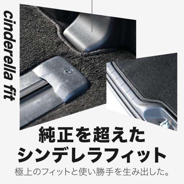 【純正品質】 新型 セレナ C28 系 フロアマット タフトマット 車 フロア マット ラグマット 運転席 助手席 後部座席 全席 7人乗り 8人乗り ブラック 高級 厚地 汚れ 日本製 内装 車用品 ガソリン ハイブリッド e-POWER Lot No.01_17