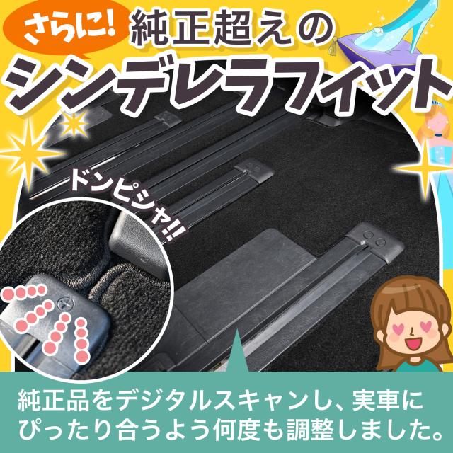【純正品質】 新型 セレナ C28 系 フロアマット タフトマット 車 フロア マット ラグマット 運転席 助手席 後部座席 全席 7人乗り 8人乗り ブラック 高級 厚地 汚れ 日本製 内装 車用品 ガソリン ハイブリッド e-POWER Lot No.02_16