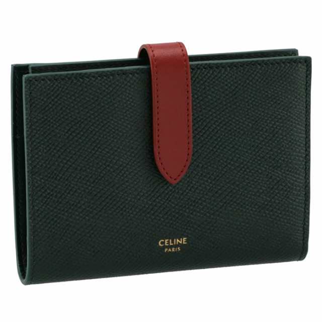 セリーヌ Celine 21年春夏新作 財布 二つ折り ミディアム ストラップ ウォレット 二つ折り財布 10b64 3bru 31atの通販はau Pay マーケット アメイジングサーカス