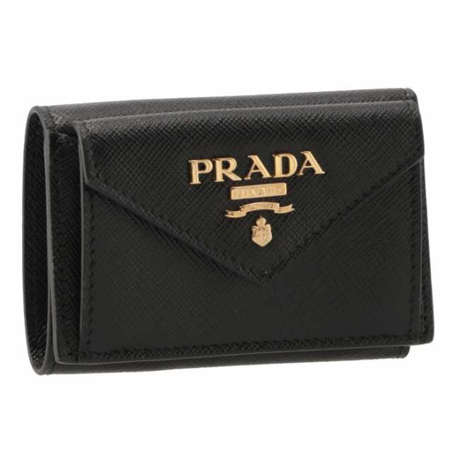 新品未開封/保証未開始 プラダ PRADA 三つ折り財布 ミニ財布