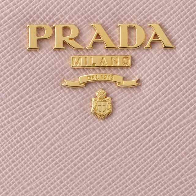 プラダ PRADA 財布 二つ折り レディース サフィアーノ バイカラー コンパクト財布 1ML018 ZLP VNM