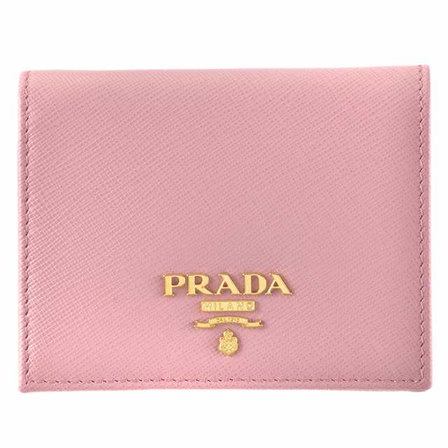 プラダ Prada 二つ折り財布 ミニ財布 レディース サフィアーノ バイカラー ピンク系 1mv4 Zlp Btzの通販はau Pay マーケット アメイジングサーカス