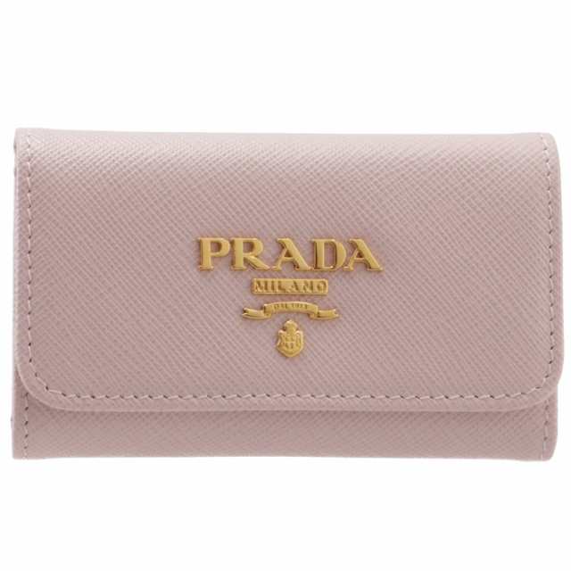 プラダ PRADA キーケース 4連 サフィアーノ 4連キーケース 1PG004 QWA E18