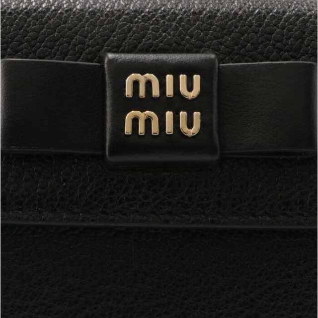 ミュウミュウ MIU MIU 財布 三つ折り ミニ財布 マドラス フィオッコ