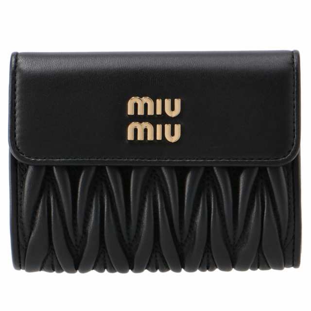 ミュウミュウ MIU MIU 財布 二つ折り マテラッセ 折りたたみ 二つ折り財布 二つ折り財布 5ML002 2FPP の通販は公式オンラインストア